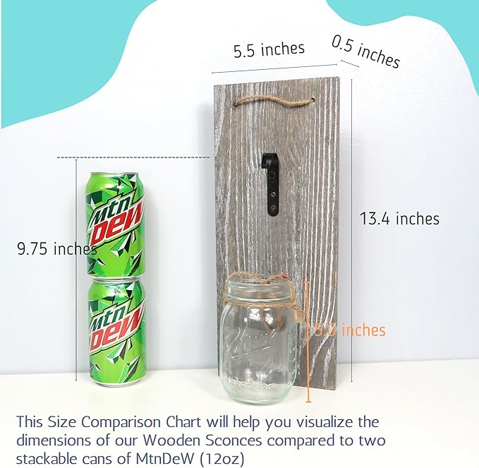 Besuerte Modern Farmhouse Wall Decor Set of 2, Rustic Wall Art Living Room Decor with Led Fairy Lights and Rose Flowers, Country Home Decor Gifts, X-Large Rustic Grey