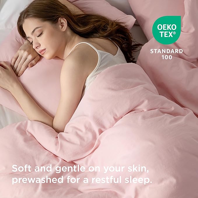 Bedsure Full Comforter Set with Checkered Throw Blanket for Couch - 4 Pieces, 1 Pink Comforter Full Size, 2 Pillow Shams, 1 Checkered Blanket, Super Soft, Lightweight & Fluffy for Bed & Sofa