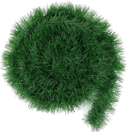 XIMISHOP 50Feet Christmas Garland for Decorations,Christmas Artificial Wine Soft Greenery Pine Garlands Decoration for Home Garden Indoor Outdoor Decorations1