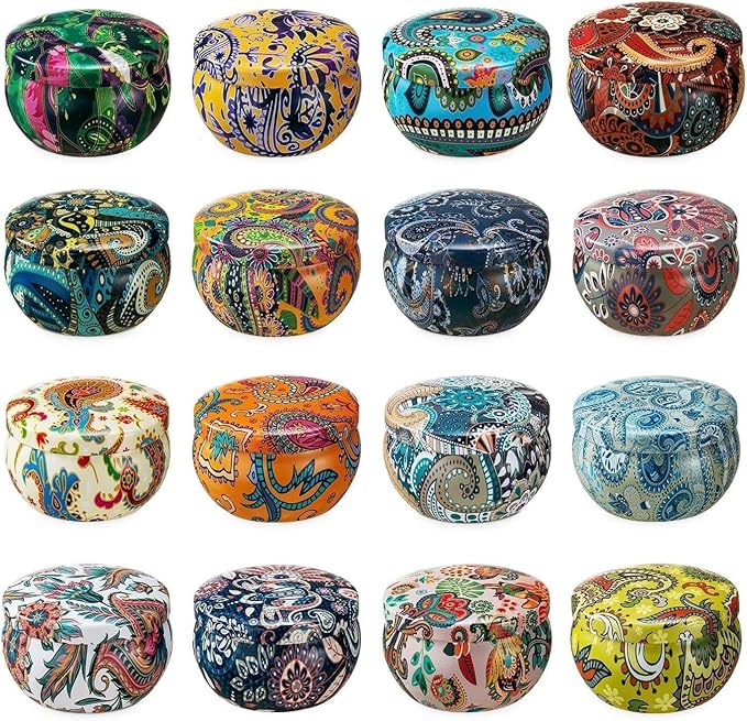 Set 16 Pack Scented Candles Gifts Soy Wax Travel Tin Jar Candles for Home 2.5 OZ Scented Candles for Mom for Christmas, Birthday, Thanksgiving, Mother's Day…