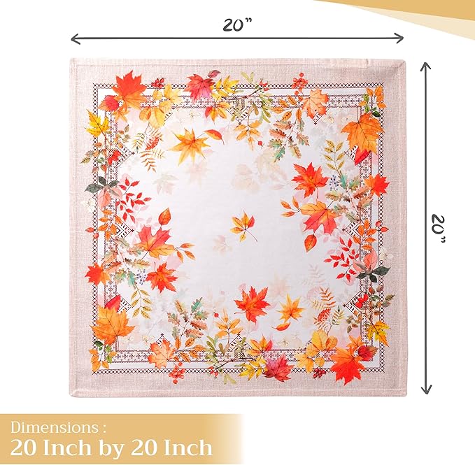 Maison d' Hermine Cloth Napkins Set of 4 100% Cotton Everyday Reusable Square Napkins Cloth Washable, Dinner, Party, Wedding, Restaurant (Amarante, 20" x 20")