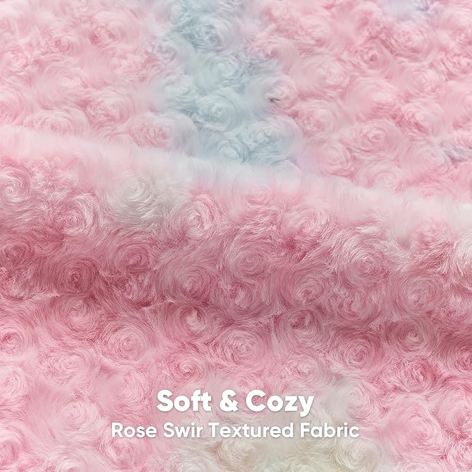 FUTEI Yellow Decorative Throw Pillow Covers 20x20 Inch Set of 2,Soft Cozy Colorful Rose Swirl Texture Cushion Case,Modern Home Decor for Couch Sofa Bed Living Room