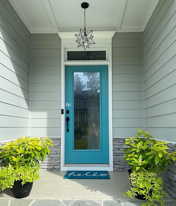 16'' Large Moravian Star Pendant Light Clear Glass Hanging Star Lights with Ajustable Chain for Kitchen Bedroom Entryway Dining