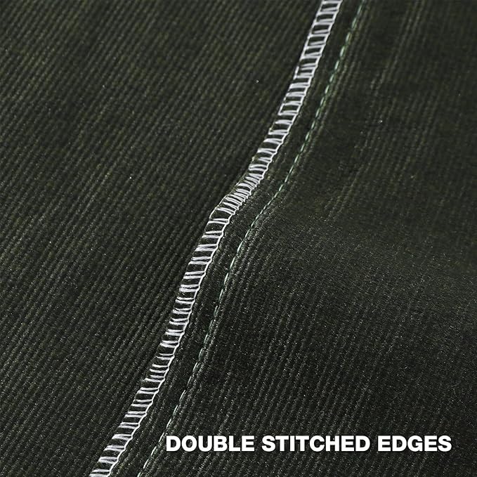 FUTEI Olive Green Decorative Throw Pillow Covers 22x22 Inch Set of 2,Soft Chenille Phoenix Tail Leaf Textured Cushion Case,Modern Home Decor for Couch Bed Living Room