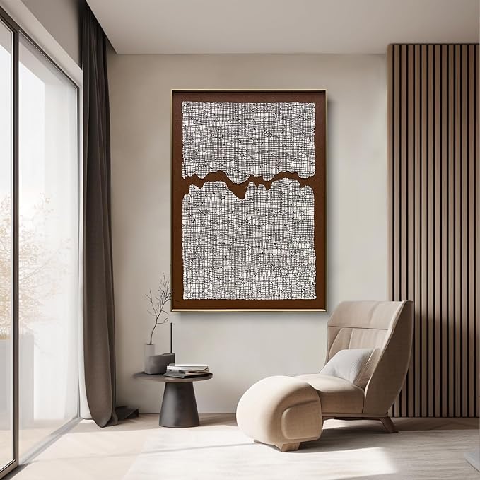 BrightA Multi-Scene Canvas Wall Art for Living Room Bedroom Office Framed Modern Paintings Abstract Large Wall Canvas Decor with Oil Texture 27.6"x39.3"