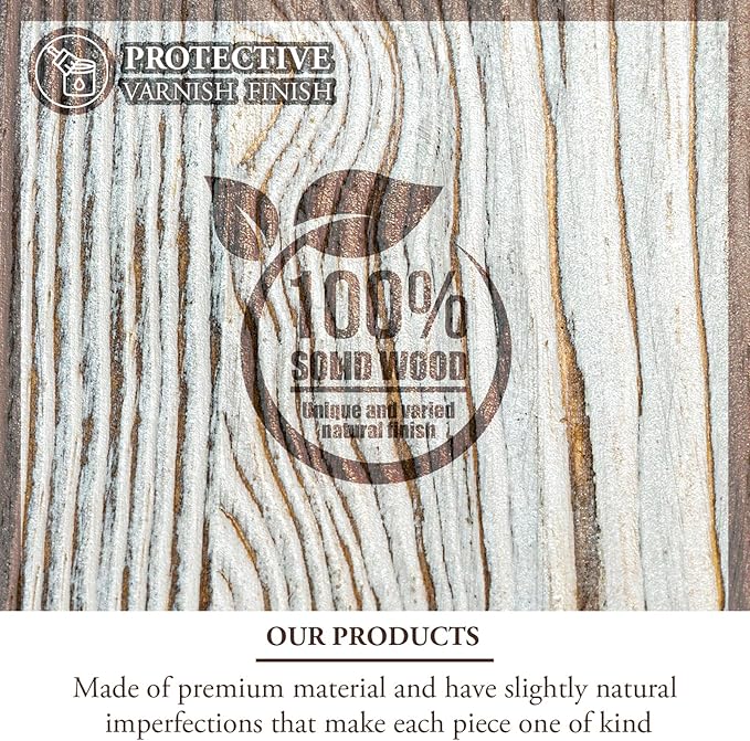 MyGift 14 Inch Artificial Green Grass Plant in Shabby White Washed Wood Planter Window Box - Faux Greenery in Rectangular Crate Style Wooden Container