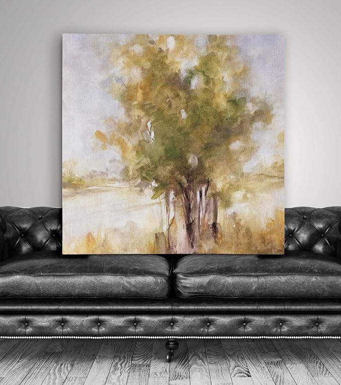 Wexford Home Soft Spring Gallery Wrapped Canvas Wall Art Décor, Ready to Hang, 32x32 (AZV-WC21-19295-3232-KL)