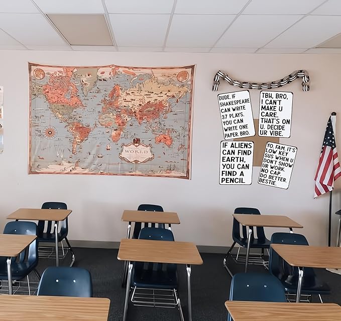 Students Teachers Gift If Aliens can Find Earth You can Find A Pencil Funny Math/English/Science/History Class Tin Sign for Home Classroom Study Room Wall Decor 8x12 Inch (3230)