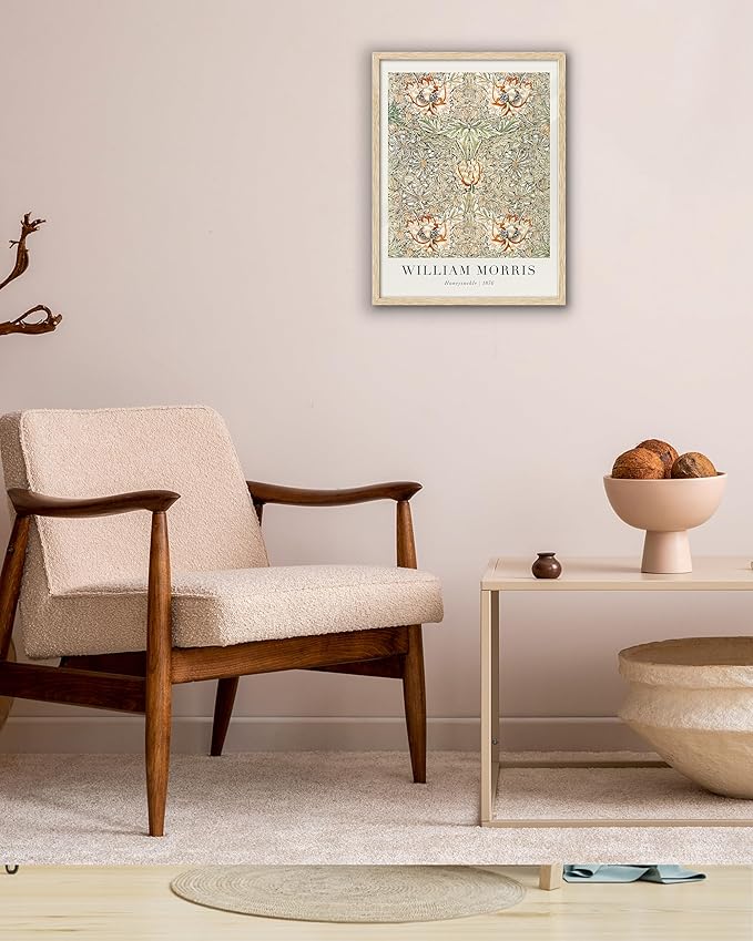 UPWOIGH 11x14 Oak Wood Picture Frame - Minimalist 11x14 Poster Frame, 11"x14" Picture Frame Wood, Natural Solid Wooden Picture Frames for Wall Art Photo and Prints,1 Pack