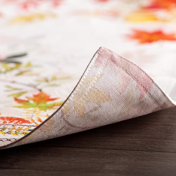 Maison d' Hermine Placemats Set of 4 100% Cotton Washable Cloth Place Mats, Reusable Table Mats for Kitchen Dining Decoration, Party, Wedding, Restaurant (Amarante, 13" x 19")