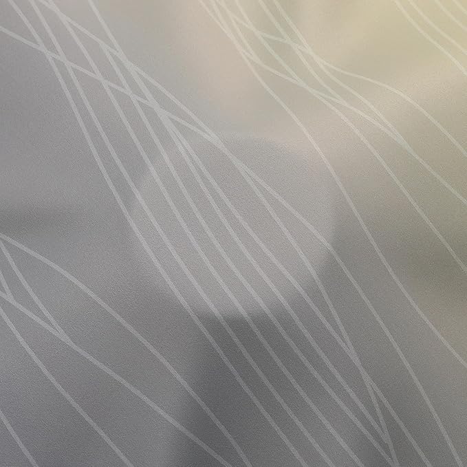 Estelar Textiler Yellow and Grey Ombre Blackout Curtains 90 Inch Length 2 Panels Set, Thermal Insulated Drapes for Bedroom, Full Room Darkening Grommet Gradient Curtains for Living Room,52Wx90L