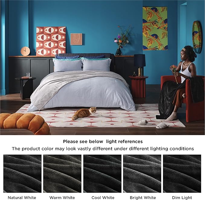 Bedsure GentleSoft Twin XL Fleece Blanket Dorm Bedding - Lightweight Soft Cozy Blankets for Bed, Sofa, Couch, Travel, Camping, Black, 66"x90"