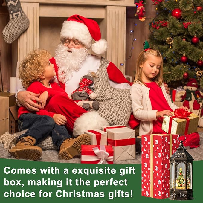 Christmas Snow Globes, Dancing Princess, Nutcracker and Mouse King Duel, Will Rotate Around The Christmas Tree, Holiday Decorations Gifts for Family, Children or Friends