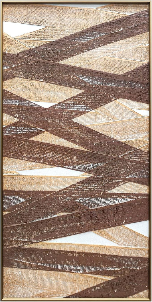 BrightA Master Bedroom Wall Art - Black and White Wall Decor for Bedroom and Living Room - Acrylic Painting 23.6"x47.2"