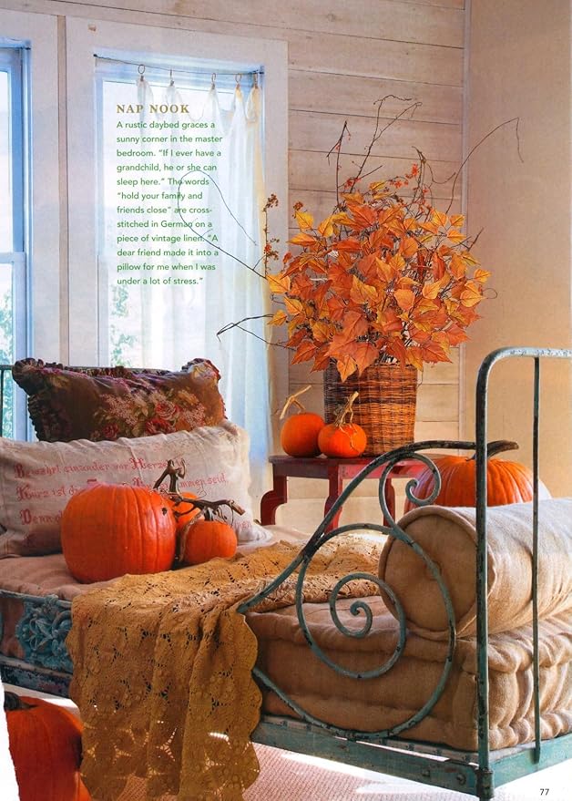 Hollyone 3Pcs Fall Artificial Birch Leaves with Stems 33" Silk Faux Autumn Leaf Branches Spray Fake Fall Leaves Decorations for Home Vase Florals Thanksgiving Table Centerpieces Indoor Decor