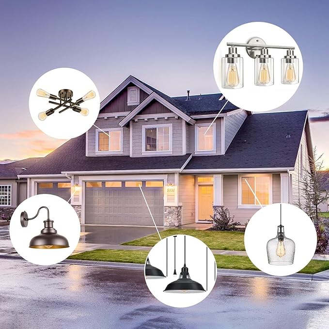 TJOY 12 Pack Vintage 8W ST58 LED Edison Amber Light Bulbs, 60W Equivalent, 800 Lumens, 2200K Soft White, Dimmable, E26 Base LED Filament Bulbs, CRI80+, Antique Glass Style for Home, Bedroom