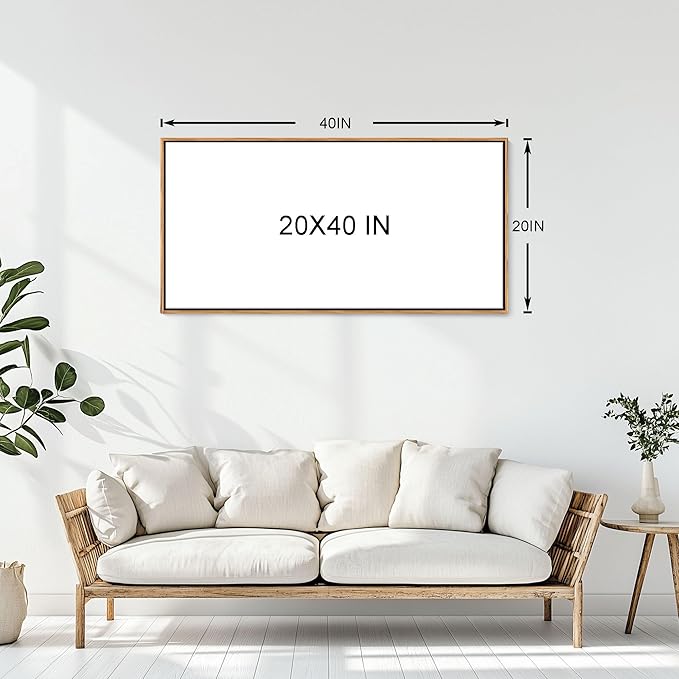 YCPRIMER Pink Canvas Wall Beach Black and White Picture for Living Room Largre Artwork for Wall Coastal Ocean Seascape Painting bedroom Wall Decor Above Bed 20×40IN