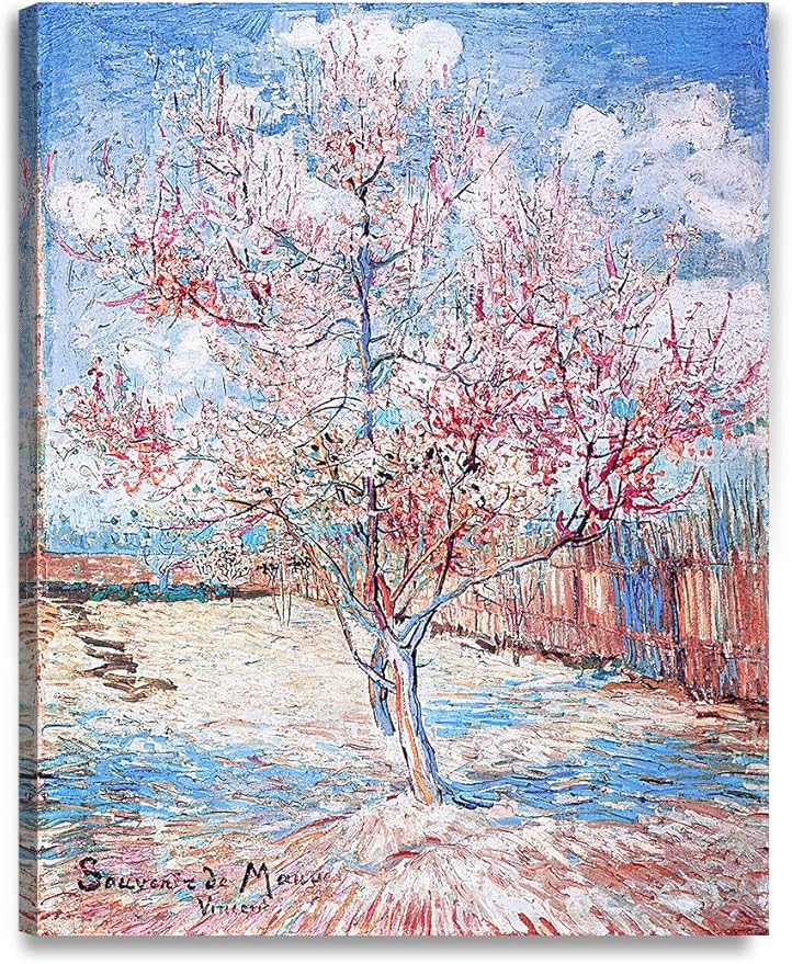 DECORARTS - Reminiscence of Mauve. Vincent Van Gogh Reproductions. Giclee Print for Wall Decor. 32x40