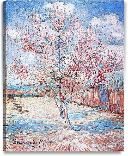 DECORARTS - Reminiscence of Mauve. Vincent Van Gogh Reproductions. Giclee Print for Wall Decor. 32x40