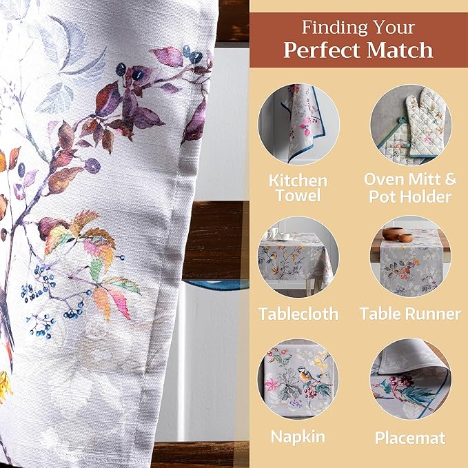Maison d' Hermine 100% Cotton Apron for women with Pocket Kitchen Chef Apron for Men Cooking Gardening Server Waitress