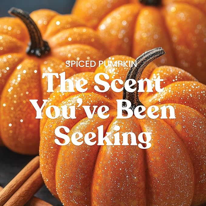 Yankee Candle Large Jar Scented Candle with up to 150 Hour Burn Time, Premium Plant Wax Blend for Consistent Burn, 22 oz Jar Candle with Room Filling Fragrance, Spiced Pumpkin