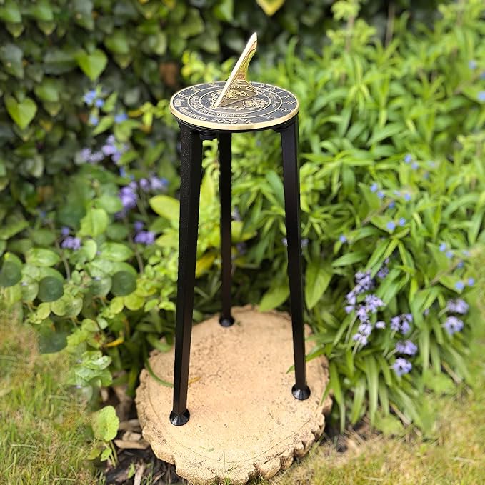 Anniversary Sundial Gift for Any Wedding Anniversary in 2025 - Wonderful Years - Recycled Metal Home Decor Or Garden Present Idea - Handmade in UK for Him, Her Parents Or Couples Celebration