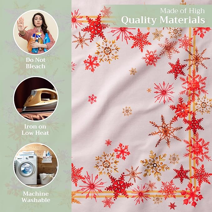 Maison d' Hermine Cloth Napkins Set of 4 100% Cotton Everyday Reusable Square Napkins Cloth Washable, Dinner, Party, Wedding, Restaurant (Crystal Star, 20" x 20")