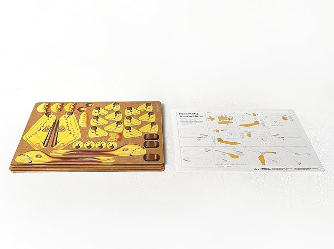 STEM Educational Toy Paper Puzzle for Children, Hands-On Learning Experience Inquisitive Minds, Preschool Toys for Birthday, Christmas, Holidays(Actias Moth, Ages 7 and Up)…