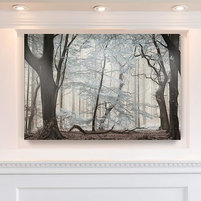 Renditions Gallery Canvas Nature Art Prints for Home Dried Forest Trees Modern Paintings for Bedroom Living Room Office Wall Decor - 24"X36" LT08