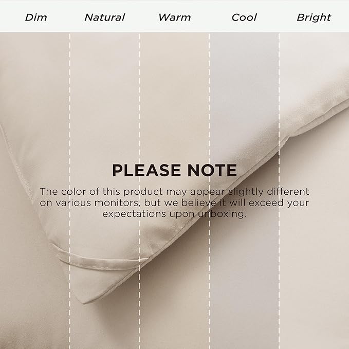 Bedsure Comforter Duvet Insert - Quilted Comforters Queen Size, All Season Duvet, GentleSoft Down Alternative Bedding, with 8 Tabs, Gifts for Women/Men, Linen, Queen 88 x 88 Inches