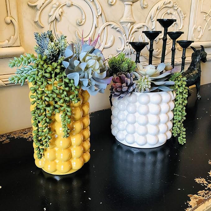 Artificial Succulents - 15 Pack - Premium Unpotted Succulent Plants Artificial - Realistic Textured Succulents - Fake Succulent Plants for DIY - Feaux Faux Cactus Plant Bulk