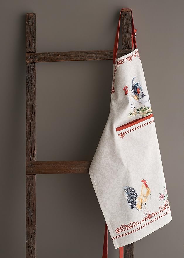 Maison d' Hermine 100% Cotton Apron for women with Pocket Kitchen Chef Apron for Men Cooking Gardening Server Waitress