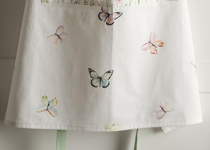 Maison d' Hermine 100% Cotton Apron for women with Pocket Kitchen Chef Apron for Men Cooking Gardening Server Waitress