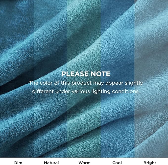 Bedsure GentleSoft Fleece Blankets King Size Teal - Bed Blanket Soft Lightweight Plush Cozy Fuzzy Luxury Microfiber, 108x90 inches