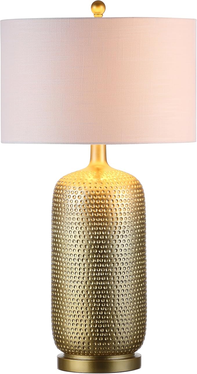 JONATHAN Y JYL1017A Sophia 30" Resin LED Table Lamp Modern Contemporary Glam Bohemian Bedside Desk Nightstand Lamp for Bedroom Living Room Office College Bookcase LED Bulb Included, Gold