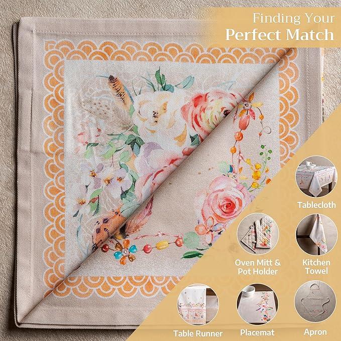 Maison d' Hermine Cloth Napkins Set of 4 100% Cotton Everyday Reusable Square Napkins Cloth Washable, Dinner, Party, Wedding, Restaurant, Spring/Summer (Ibiza - Beige, 20" x 20")