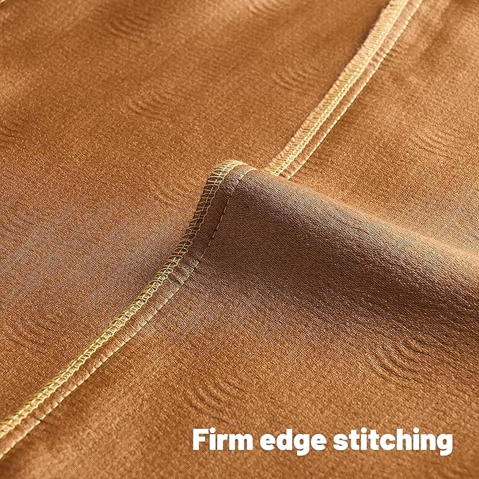 FUTEI Bronze Chenille Decorative Throw Pillow Covers 20x20 Inch Set of 2,Soft Cozy Striped Geometric Patterns Cushion Case,Modern Home Decor for Couch Bed Living Room