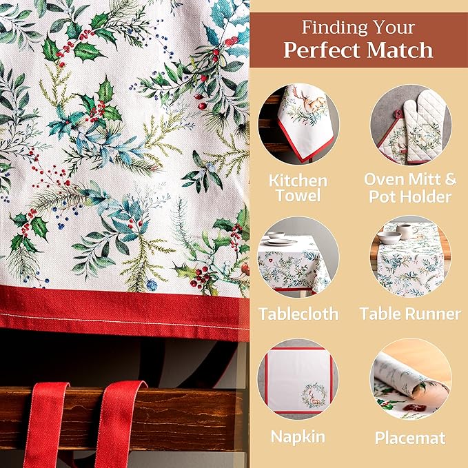 Maison d' Hermine 100% Cotton Apron for women with Pocket Kitchen Chef Apron for Men Cooking Gardening Server Waitress