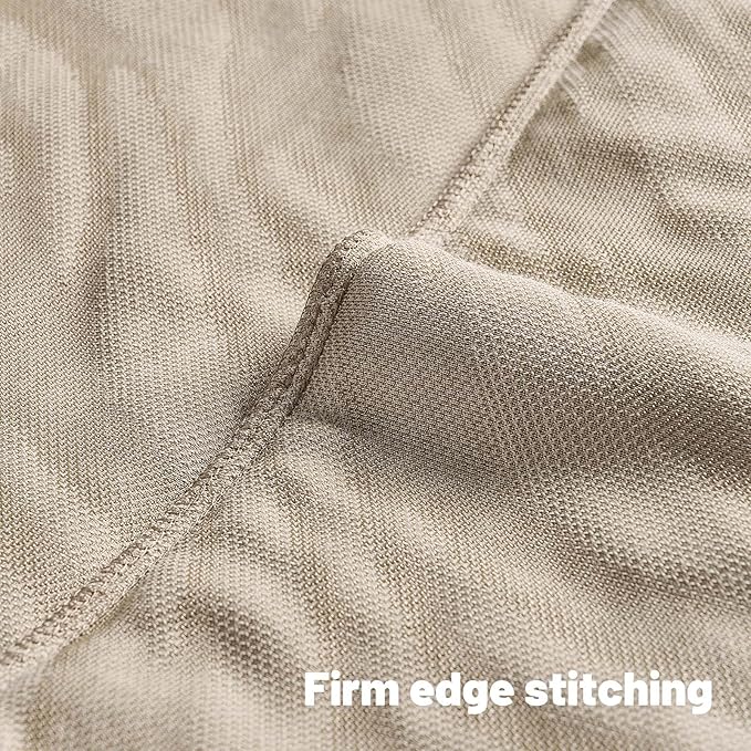 FUTEI Beige Decorative Throw Pillow Covers 18x18 Inch Set of 2,Soft Faux Fur Geometric Shapes Texture Cushion Case,Boho Home Decor for Couch Bed Living Room