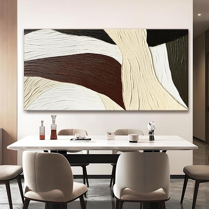 Tsomzxng Multicolor Wall Art Large Abstract Wall Art Geometric Line Block Canvas Art Wall Decor Painting Artwork Canvas Simple Picture Decorations For Living Room Bedroom Office Home Artwork 29"X 58"