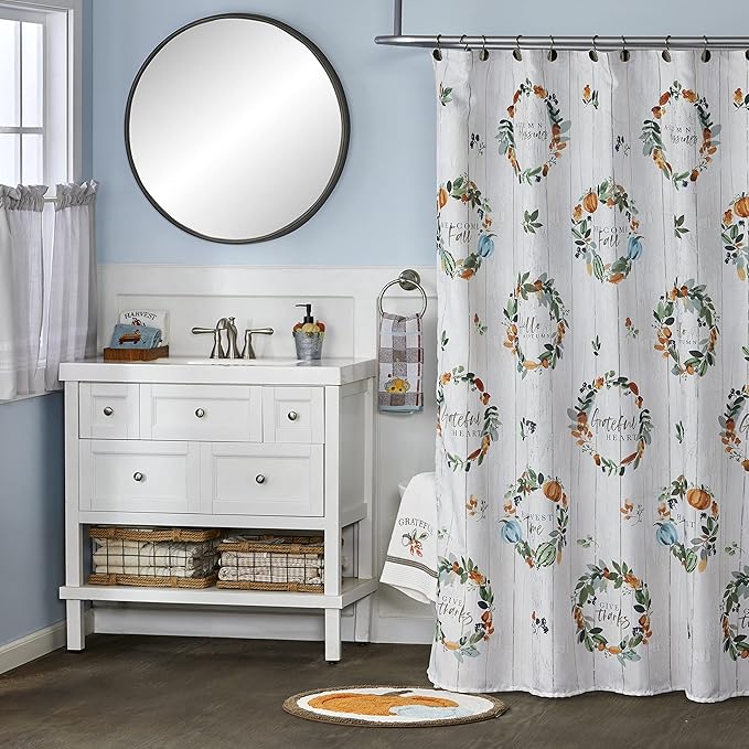 SKL Home Fall Harvest Bucket Soap Dispenser for Bath/Kitchen & Gift, Multi