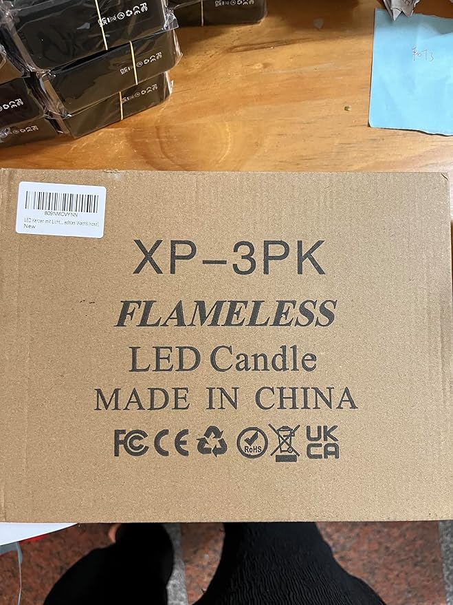 Da by Flameless Candles with String Lights，Battery Operated Candles,LED Flickering Candles with Remote Control and Timer, Real Wax, 3 Pack-Pink