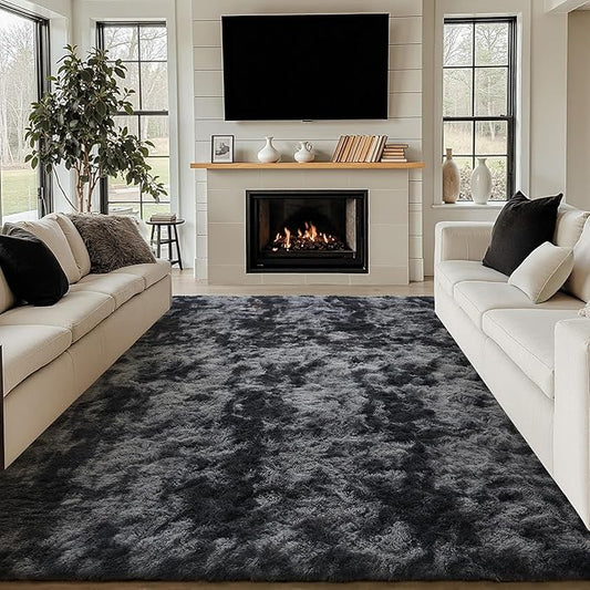 Large Area Rugs 6 x 9 for Living Room, Shag Rug Washable Non-Slip Large Area Rug Super Soft Indoor Fuzzy Carpet Fluffy Rugs for Bedroom Home Aesthetic Decor