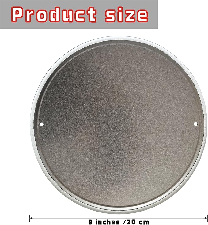 Skull Decor Vintage Round Metal Sign Wall Art Ideal for Bedrooms Living Rooms Bars Cafes Garages Gift for Friends and Family 8x8 In