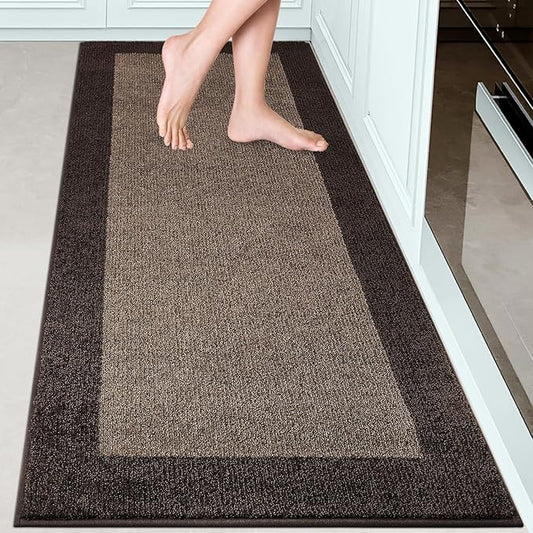 Machine Washable Kitchen Rug 32" x 72", Non Slip Indoor Door Rug, Absorbent Entrance Runner Rug for Bedroom, Hallway, Bathroom, Floor (Roll Packing)