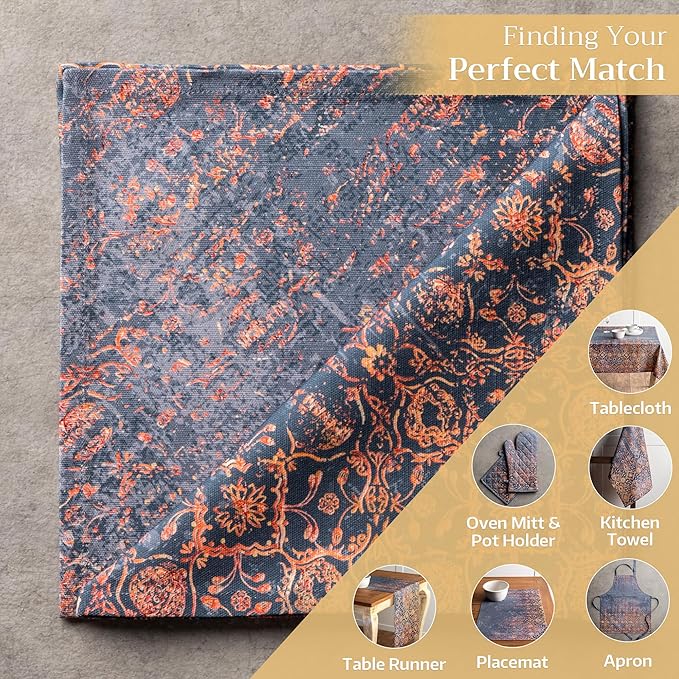 Maison d' Hermine Cloth Napkins Set of 4 100% Cotton Everyday Reusable Square Napkins Cloth Washable, Dinner, Party, Wedding, Restaurant (Imperfection, 20" x 20")