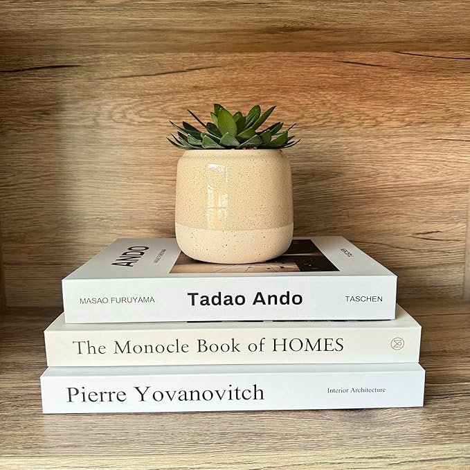 Set of 3 Faux Decorative Books for Coffee Table, Shelf Decor, Bookshelf Decor. Lightweight Cardboard Perfect for Decor Book Styling on Coffee Table, Entrance Table or Bookshelf.