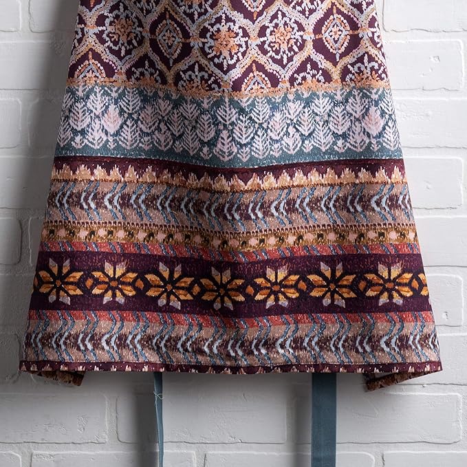 Maison d' Hermine 100% Cotton Apron for women with Pocket Kitchen Chef Apron for Men Cooking Gardening Server Waitress