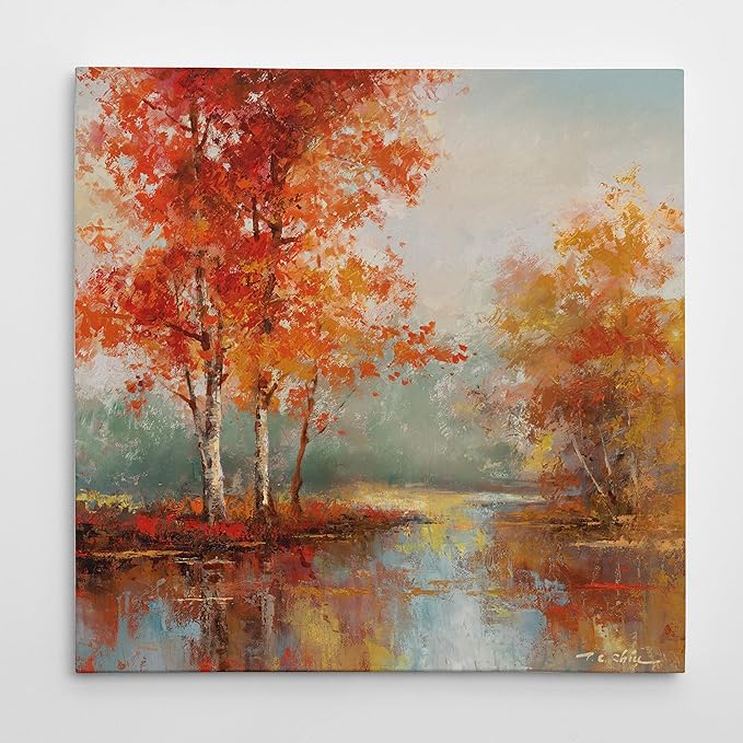 Wexford Home Autumn's Grace I-Gallery Wrapped Canvas Art Print, 40x40