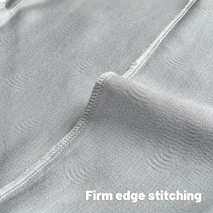 FUTEI Light Grey Chenille Decorative Throw Pillow Covers 22x22 Inch Set of 2,Soft Cozy Striped Geometric Patterns Cushion Case,Modern Home Decor for Couch Bed Living Room